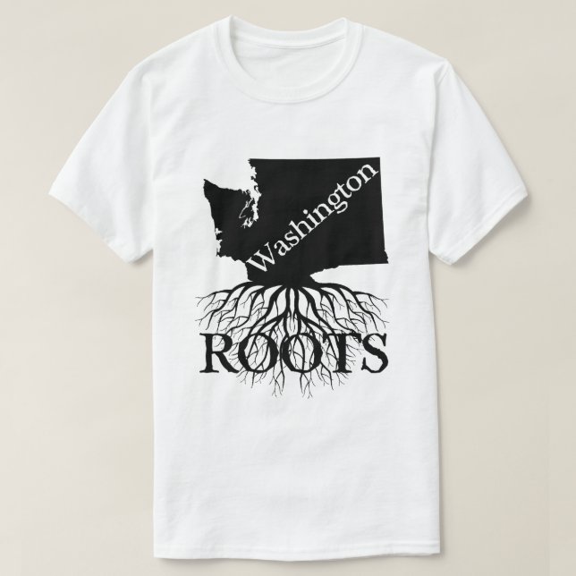 Washington State Roots Women's or Men's Shirt (Design Front)