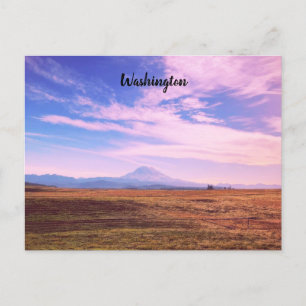 Washington State Sunset Postcard
