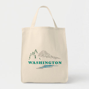 Washington State United States of America Tote Bag
