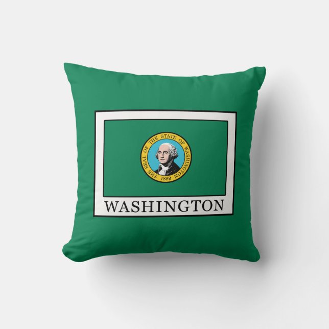 Washington Throw Pillow (Front)