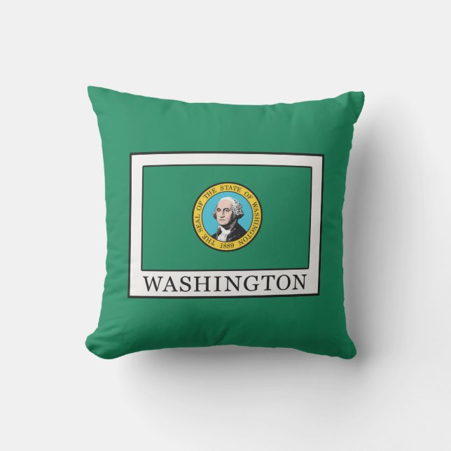 Washington Throw Pillow (Front)