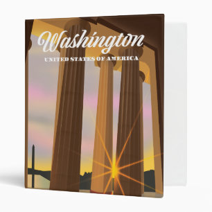 Washington United States of America Binder