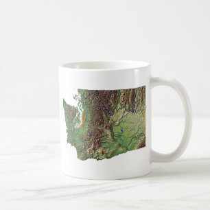 Washingtonian Flag + Map Mug