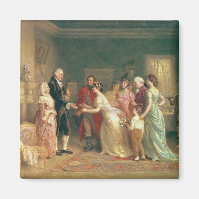 Washington's Birthday, 1798 Magnet (Front)