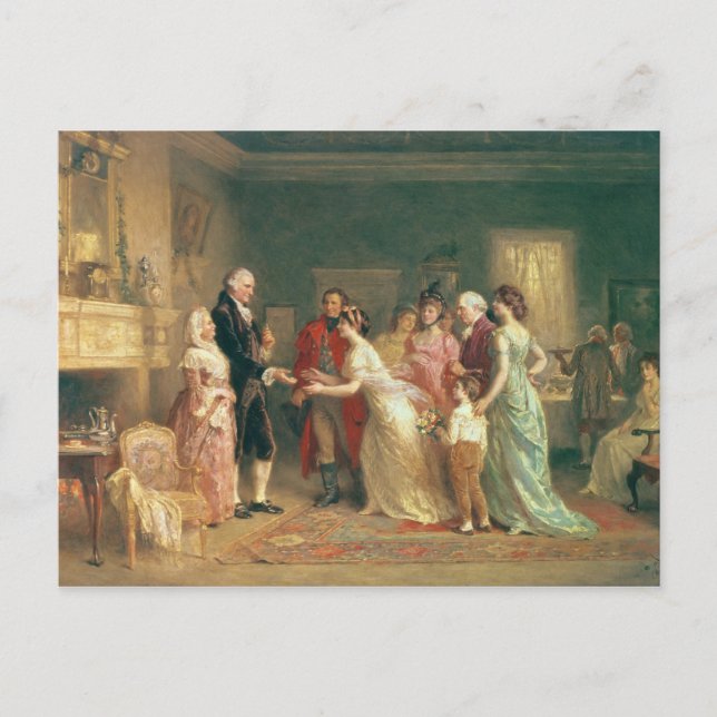 Washington's Birthday, 1798 Postcard (Front)
