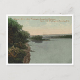 Washington's Crossing NJ, Delaware River 1911 Postcard