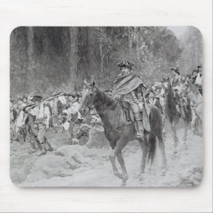 Washington's Retreat from Great Meadows Mouse Pad