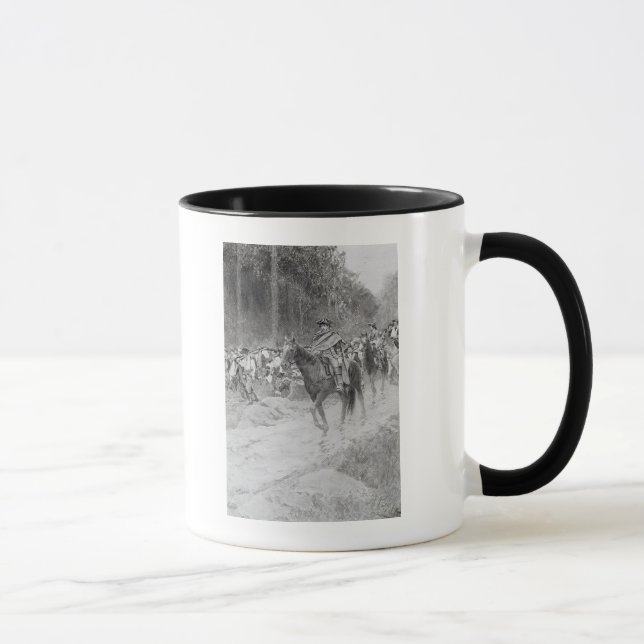 Washington's Retreat from Great Meadows Mug (Right)