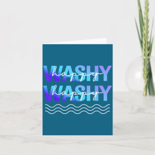 Washy Washy Funny Ship Washy Washy Cruise Card