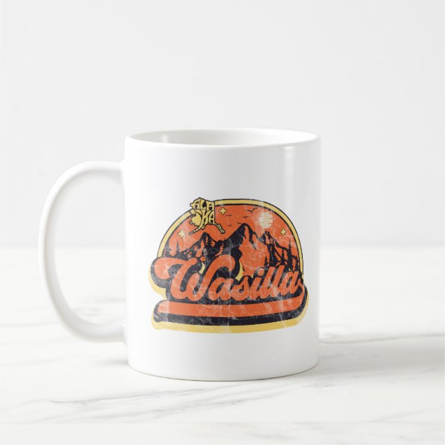 Wasilla, Alaska Coffee Mug (Left)