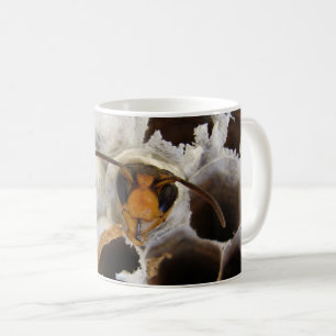 Wasp Emerging From Nest Bug Mug