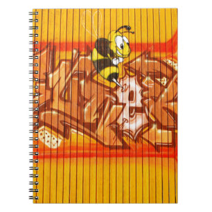 Wasp Graffiti Wall Notebook