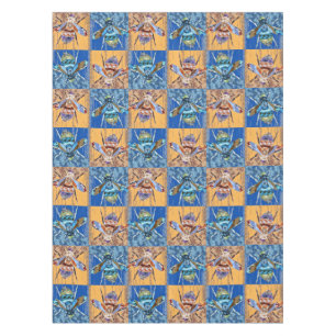 Wasp Patchwork Style Textile Pattern Tablecloth