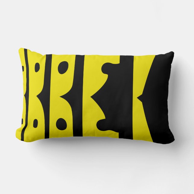 Wasp Pattern Pillow (Front)