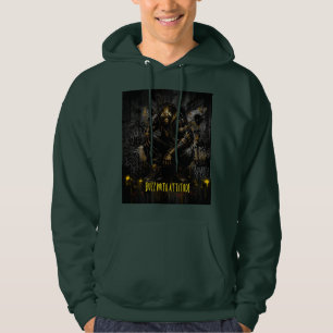 Wasp Riot Streetwear Warrior Graphic Hoodie