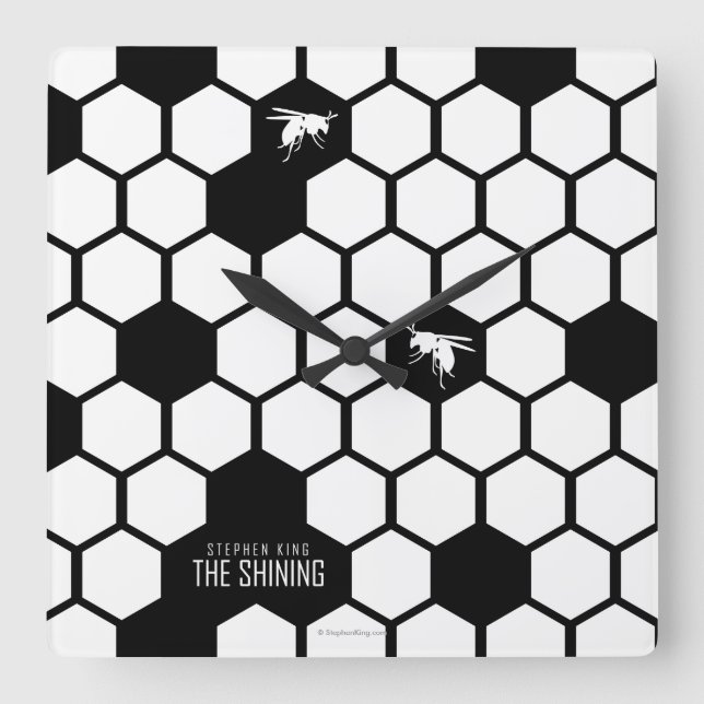 Wasps Square Wall Clock (Front)