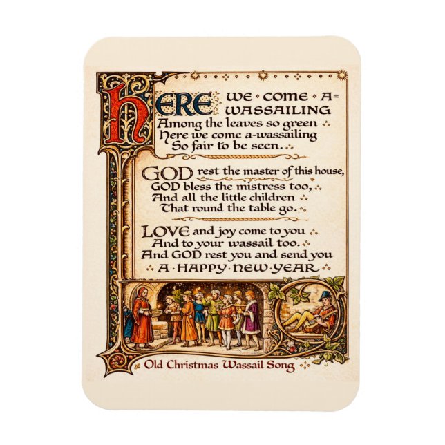 Wassail Magnet (Vertical)