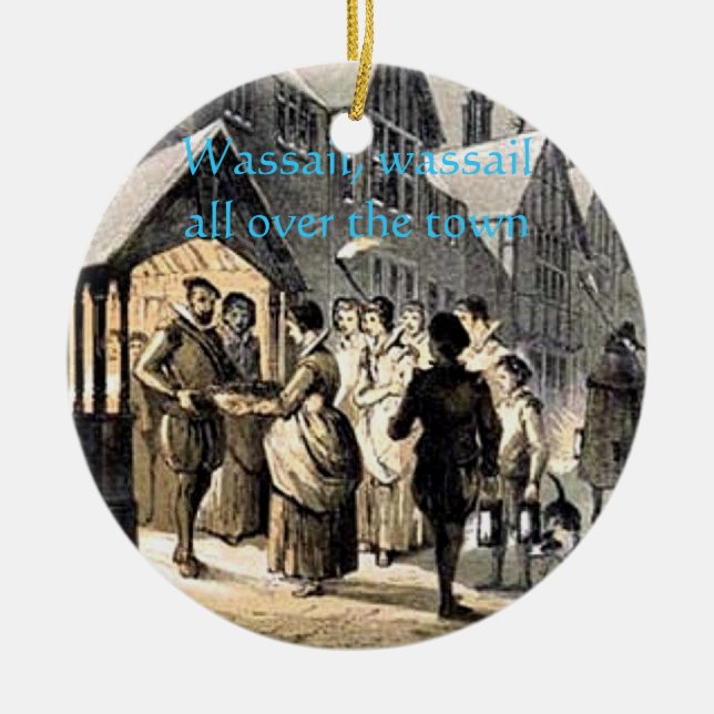 Wassailing Ornament (Front)