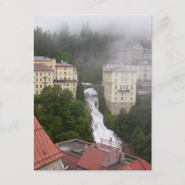 Wasserfall, Bad Gastein Postcard (Front)