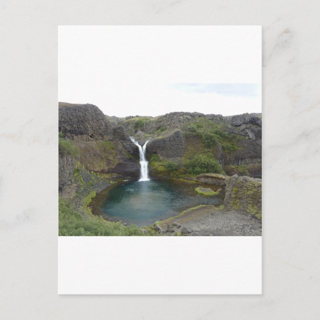 Wasserfall in See Postcard (Front)
