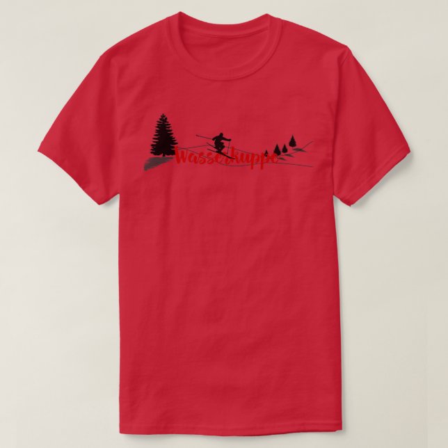Wasserkuppe Ski Long T-Shirt (Design Front)