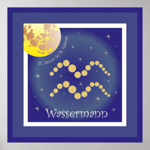 Wassermann 21 January to 18 February poster
