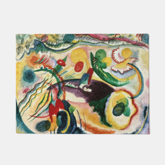 Wassily Kandinsk - The Theme of the Last Judgement Doormat