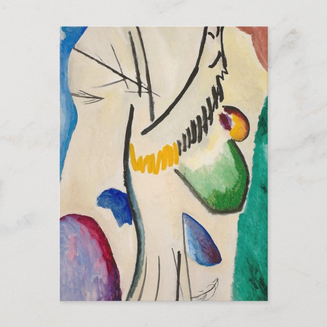 Wassily Kandinsky Abstract Artwork Postcard (Front)
