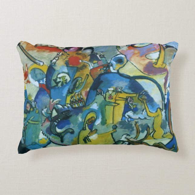 Wassily Kandinsky - All Saints Day II Accent Pillow (Front)