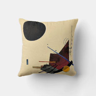 Wassily Kandinsky artwork, Black Relationship, Throw Pillow