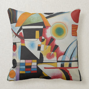 Wassily Kandinsky-Balancement Throw Pillow
