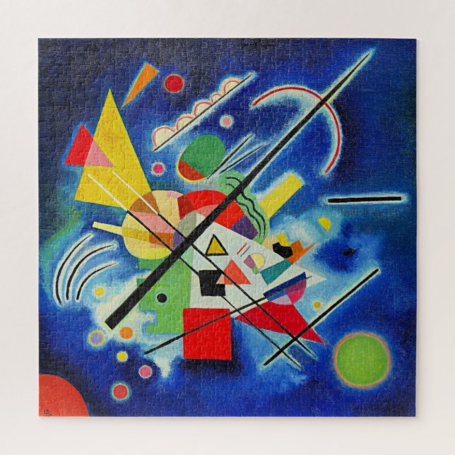Wassily Kandinsky - Blue Painting, Jigsaw Puzzle (Vertical)