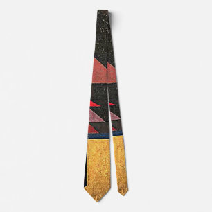Wassily Kandinsky - Brownish, abstract art Tie