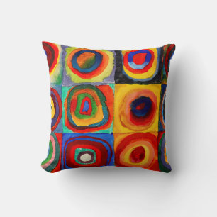 Wassily Kandinsky circles Throw Pillow