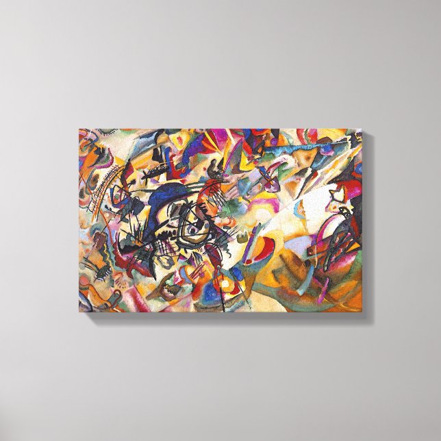 Wassily Kandinsky - Composition 7 Abstract Art Canvas Print (Front)