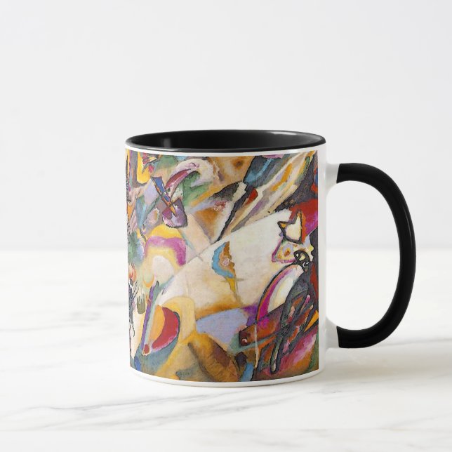 Wassily Kandinsky - Composition 7 Abstract Art Mug (Right)