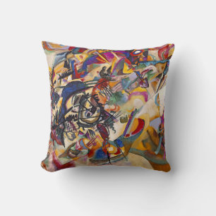 Wassily Kandinsky - Composition 7 Abstract Art Throw Pillow
