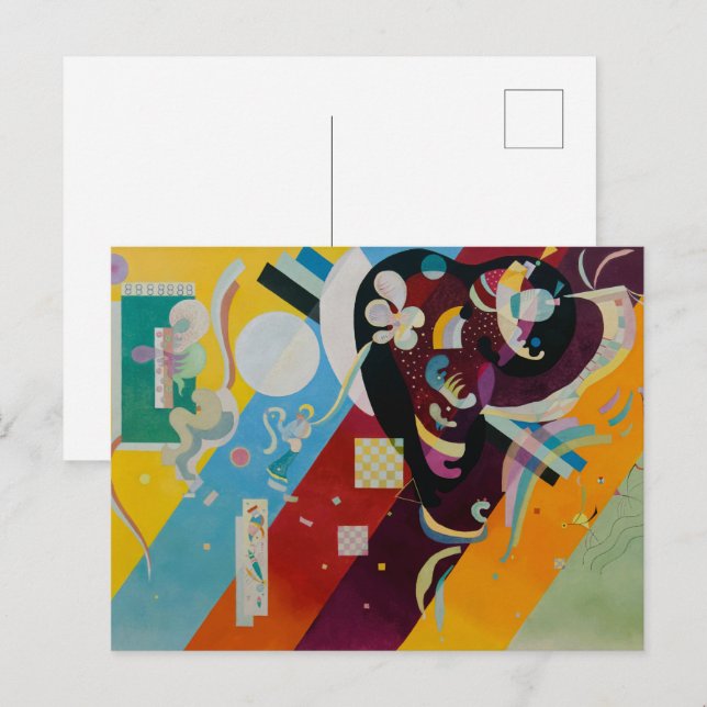 Wassily Kandinsky Composition 9 Abstract Painting Postcard (Front/Back)