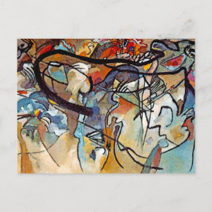 Wassily Kandinsky - Composition Five Abstract Art Postcard