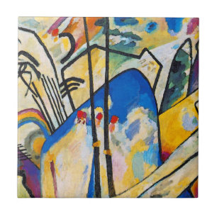 Wassily Kandinsky Composition Four - Abstract Art Tile