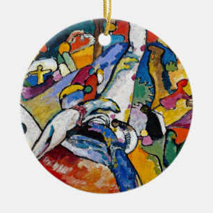 Wassily Kandinsky - Composition II Abstract Art Ceramic Ornament