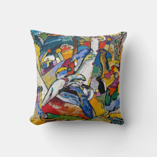Wassily Kandinsky - Composition II Abstract Art Throw Pillow