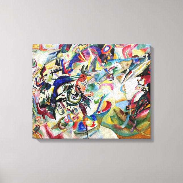 WASSILY KANDINSKY - Composition VII 1913 Canvas Print (Front)
