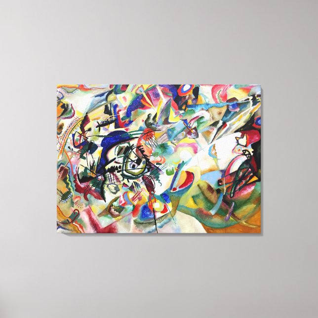 WASSILY KANDINSKY - Composition VII 1913 Canvas Print (Front)