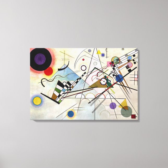 WASSILY KANDINSKY - Composition VIII 1923 Canvas Print (Front)