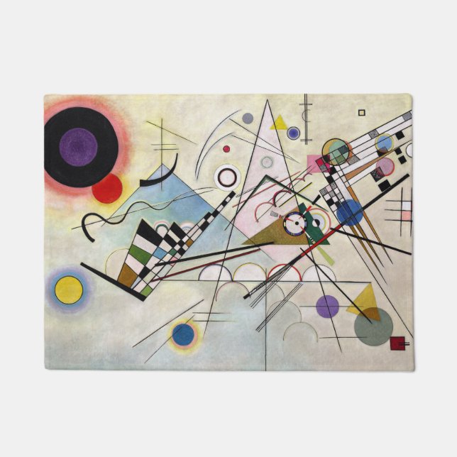 WASSILY KANDINSKY - Composition VIII 1923 Doormat (Front)