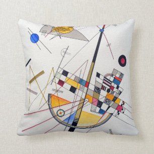 Wassily Kandinsky Delicate Tension Throw Pillow