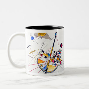 Wassily Kandinsky Delicate Tension Two-Tone Coffee Mug