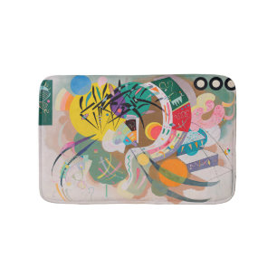 WASSILY KANDINSKY - Dominant curve Bath Mat