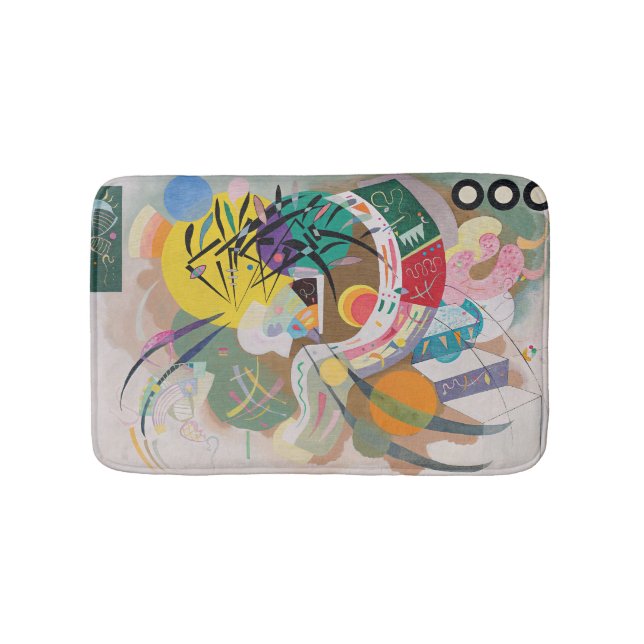 WASSILY KANDINSKY - Dominant curve Bath Mat (Front)